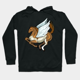 Angelic and Elegant Pegasus Horse Mythic Animal Hoodie